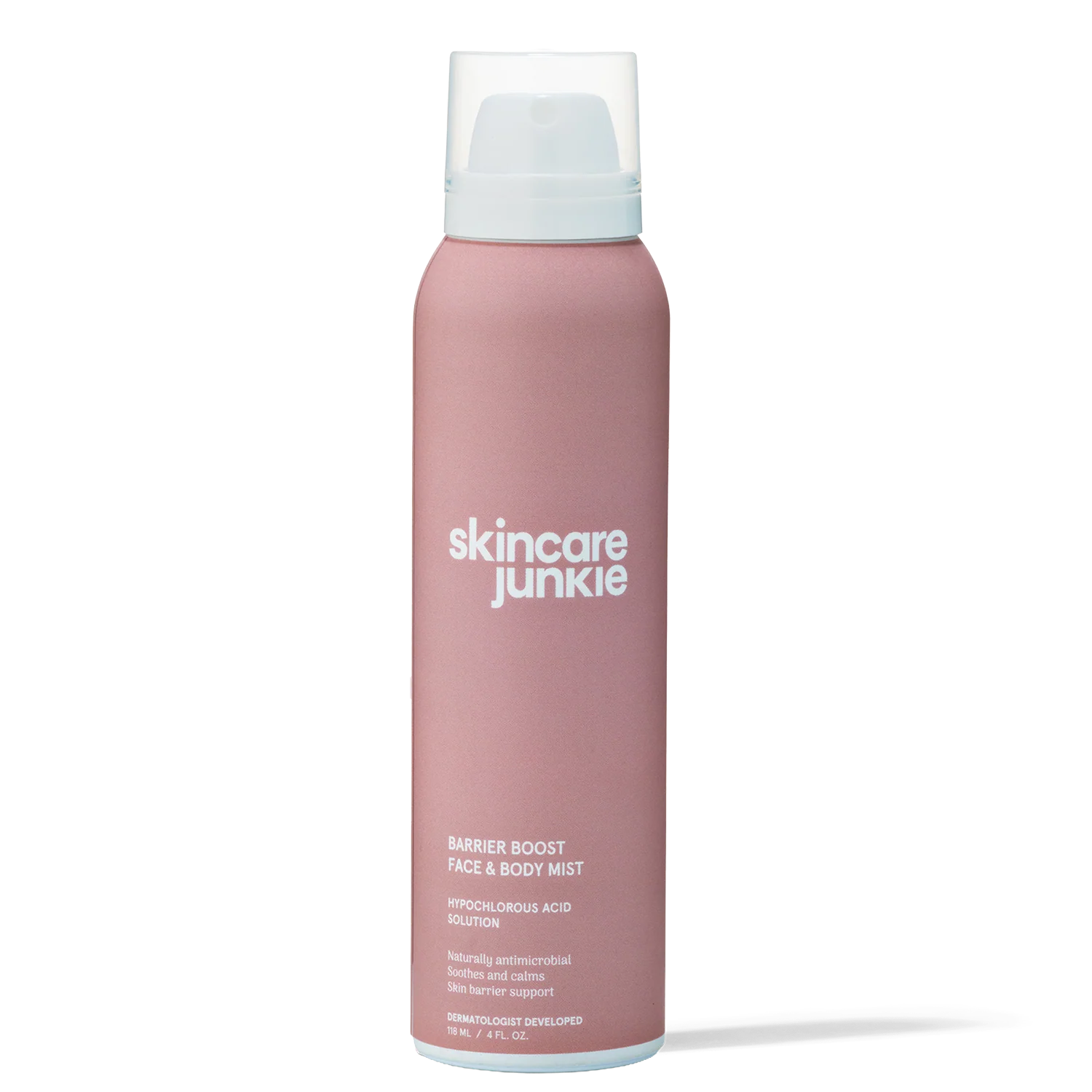 Barrier Boost hypochlorous acid face and body mist spray bottle hydrating antimicrobial skincare for acne and irritation