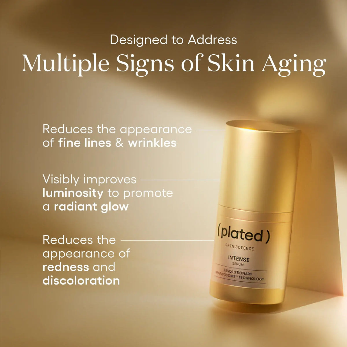 ( plated ) INTENSE Serum – Advanced Exosome Skin Renewal Serum