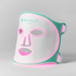 Omnilux Clear LED acne mask on face to reduce breakouts
