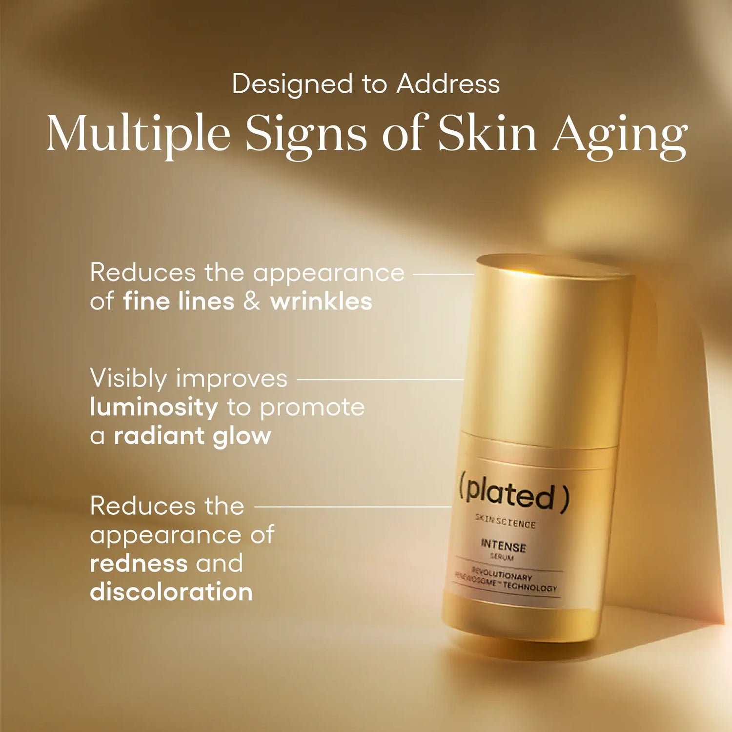 ( plated ) INTENSE Serum – Advanced Exosome Skin Renewal Serum